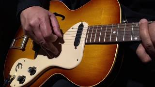 Video thumbnail for 1966 Epiphone Granada  / 1965 Vox AC4 - vintage guitar demo by Vintage Guitar and Bass