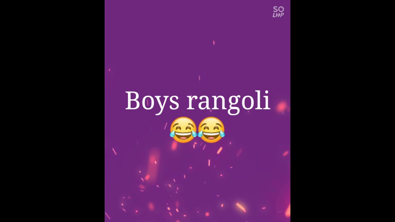 girls rangoli vs boys rangoli designs/ like and subscribe
