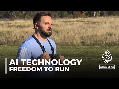 Freedom to run: blind athlete guided by AI technology: Al Jazeera English, Sweden