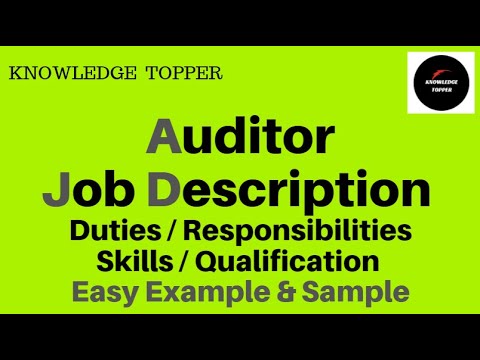 Insurance Auditor Job Description and Similar Products and
