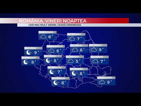 MEDIAFAX METEO 8 Martie - Ploi în nordul și centrul țării