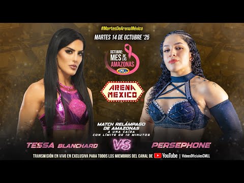 CMLL HIGHLIGHTS  14 DE OCTUBRE 2025 || TESSA BLANCHARD VS PERSEPHONE