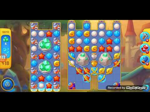 fishdom gameplay / level 6074 / It is like the ads? / thank you