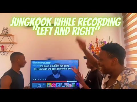 JUNGkook left and right recording sketch￼ | REACTION