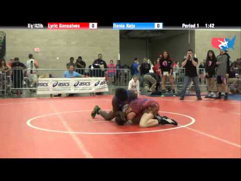 FILA Cadet 65 kg / 143.25 lbs. - Lyric Gonsalves vs. Ilania Keju