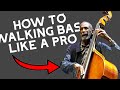 RON CARTER explains HOW to make our WALKING BASS lines not so repetitive!!