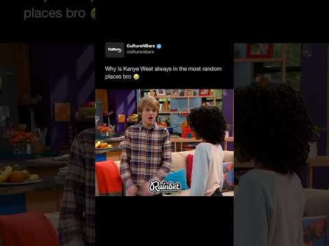 Kanye be spawning in the most random places😭 #kanyewest #rap #ye