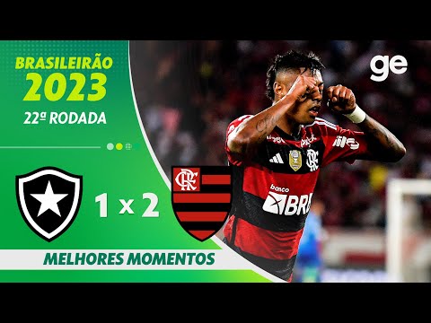 Gols e lances de Botafogo x Flamengo