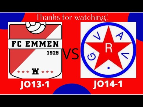 FC Emmen JO13-1 vs GVAV JO14-1