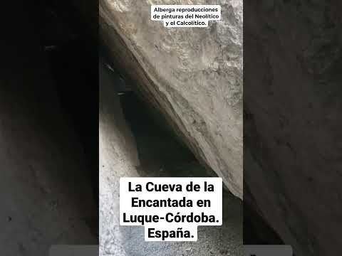 LA CUEVA DE LA ENCANTADA EN LUQUE-CÓRDOBA: ALBERBA REPRODUCCIONES DE PINTURAS RUPESTRES. España.