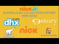 NICK JR SHOW LOGO COLLECTION EVOLUTION OF CLOSING LOGOS ON NICK JR SHOWS 1989 NOW