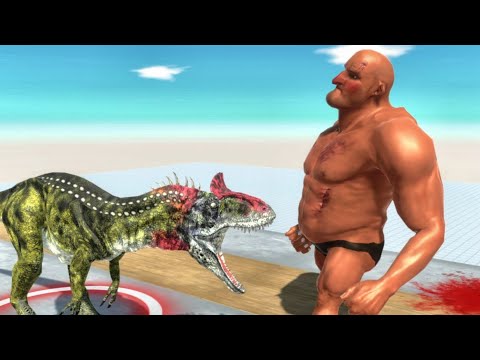 REMASTERED CRYOLOPHOSAURUS vs HUMANS, FANTASY, MONKEYS in Animal Revolt Battle Simulator | ARBS