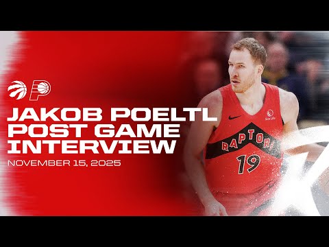 Jakob Poeltl | Post Game at Pacers | November 15, 2025