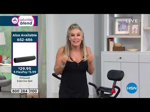 FitQuest Upright   Recumbent Bike with Resistance Bands