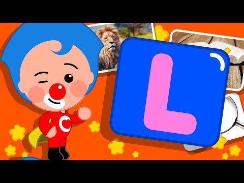 Letra L  | Gira y Aprende Palabras con Plim Plim | Infantil 4K Ultra HD