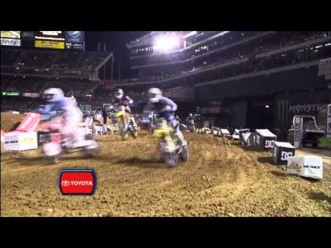 2012 Oakland Supercross - Heat 1 Holeshot and First Lap