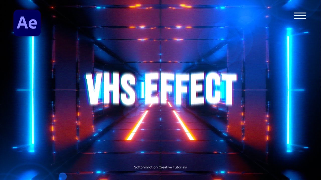 How to Create a VHS CRT Effect in After Effects Tutorial