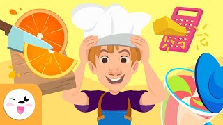 COOKING VERBS for Kids - Vocabulary for kids - Compilation