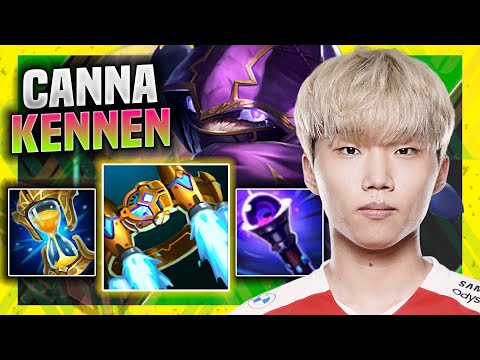 CANNA DOMINATING WITH KENNEN! - T1 Canna Plays Kennen Top vs Irelia! | Season 11