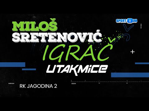 MIloš Sretenović RK Jagodina 2 - Igrač utakmice (26. 02. 2022)