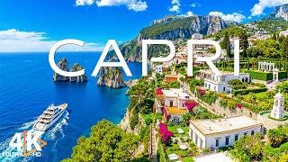 CAPRI 4K UHD 🇮🇹 Discover Stunning Landscapes & Hidden Gems With Calming Music