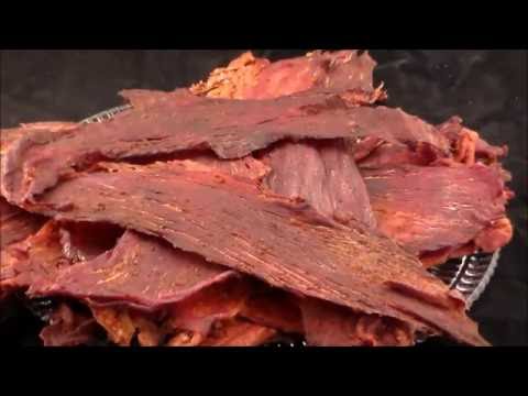 Chipotle Beef Jerky on The Green Mountain Grill