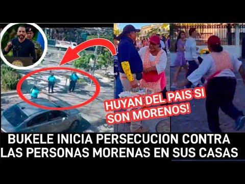 Bukele's government orders the disappearance of dark-skinned vendors who affect his downtown rest...