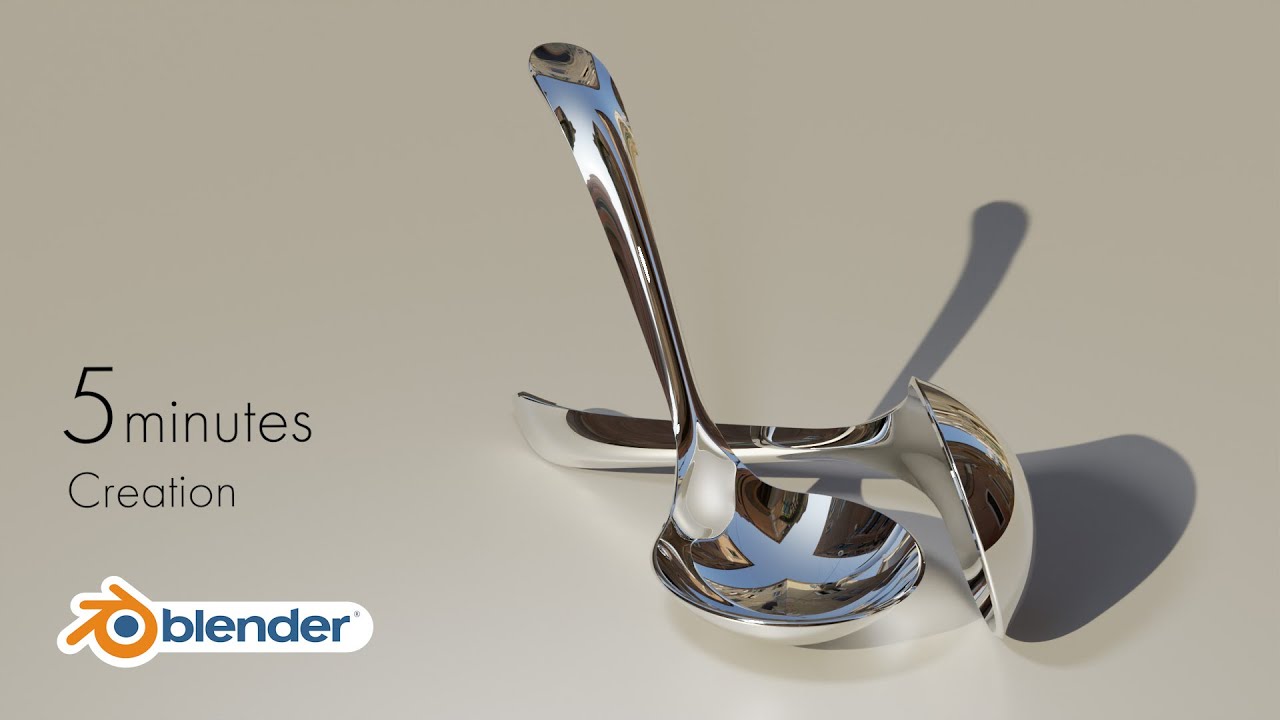 【blender】おたまを超簡単モデリング！