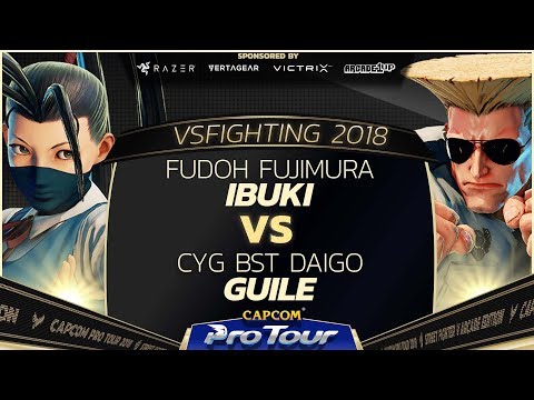 Fudoh Fujimura (Ibuki) vs CYG BST Daigo (Guile) - VSFighting 2018 - Winners Finals - SFV - CPT 2018
