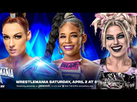 Becky Lynch V Bianca Bilair Vs Alexa Bliss WrestleMania 38 : WWE 2K22 Concept Gameplay