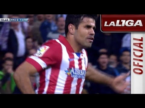 Gol de Diego Costa (0-1) en el Real Madrid - Atlético de Madrid - HD