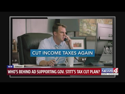 Who's behind ad supporting Gov. Stitt's tax cut plan?