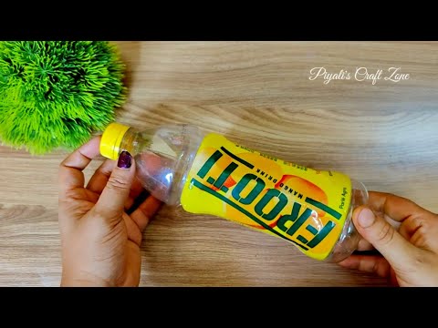 Diy flower vase | plastic bottle reuse idea | Best out waste | recycle frooti bottle | Home decor