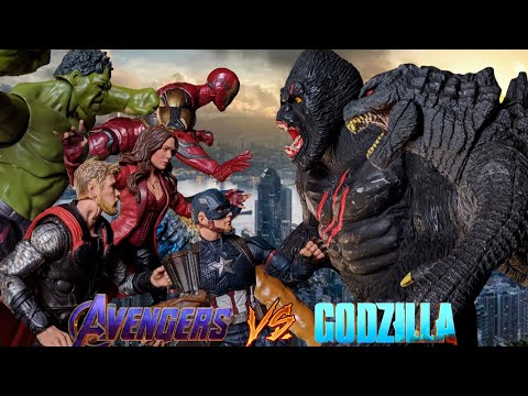 GODZILLA Y KONG VS LOS VENGADORES (PARODIA) | PELÍCULA