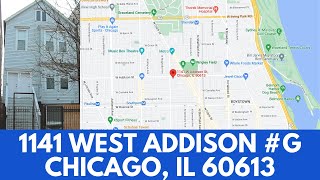 1141 West Addison #G, Chicago, IL - Video Walk Thru #wrigleyville #Chicagoapartment #Lakeview