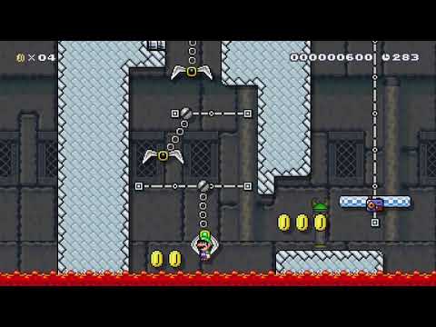 Castle of the Swinging Claws by GrizzlyBur - Super Mario Maker 2 - No Commentary 1bv