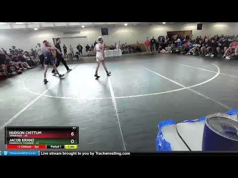 77 Lbs Round 2 (8 Team) - Hudson Chittum, Tennessee Vs Jacob Kranz, Minnesota Thunder 5698