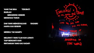 Download lagu Hindia - Evaluasi (​ Lyric & Commentary Video) mp3