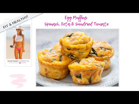 Egg Muffins | Spinach, Feta & No Added Sugar