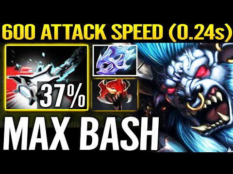 WTF 600 AS - 37% MAX Bash Spirit Breaker Moonshard + Mask Of Madness Imba Offlane 7.29 Dota 2