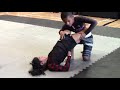girl vs boy BJJ fight SUBMISSION