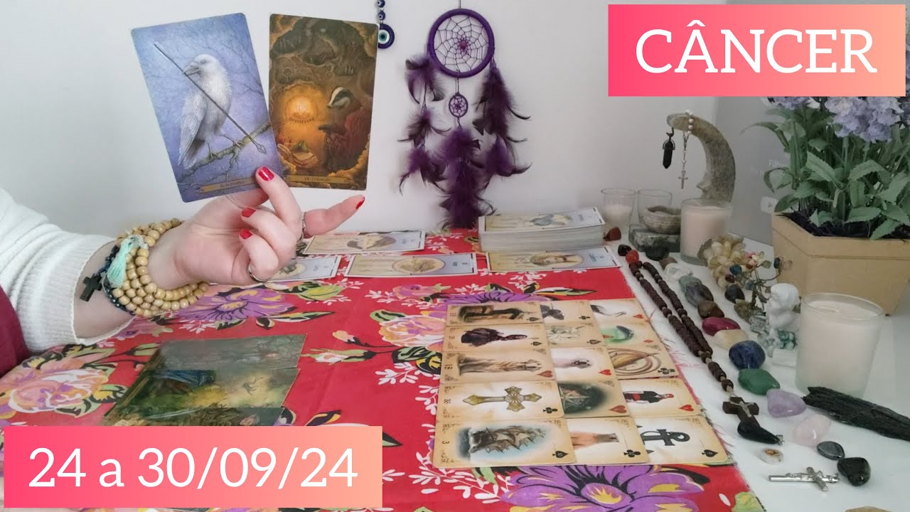 ♋ CÂNCER ⦁ 24 a 30/09/24 ⦁ ⚠️🦉 NÃO PERCA O FOCO VOCÊ TEM UMA MENSAGEM IMPORTANTE PRA RECEBER.