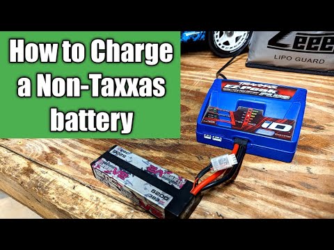 How to Charge a Non Traxxas battery on a Traxxas charger.