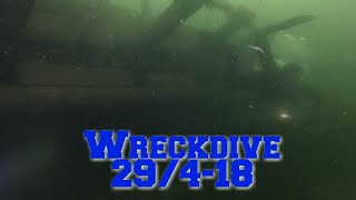 preview picture of video 'Wreckdive 29/4-18 with Arkö Dyk'