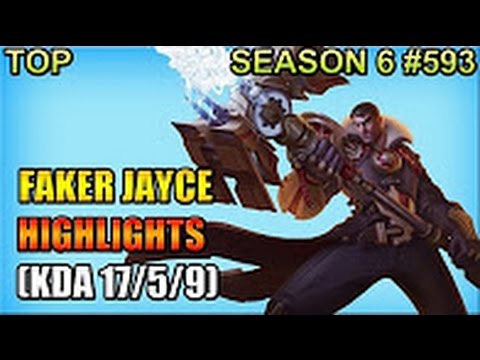 SKT T1 Faker Jayce vs Trundle, NA Server, SoloQ Replay, Oct 24 2016