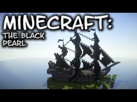 🏴‍☠️ Minecraft Tutorial: How to Make an EPIC Pirate Ship (Black Pearl)