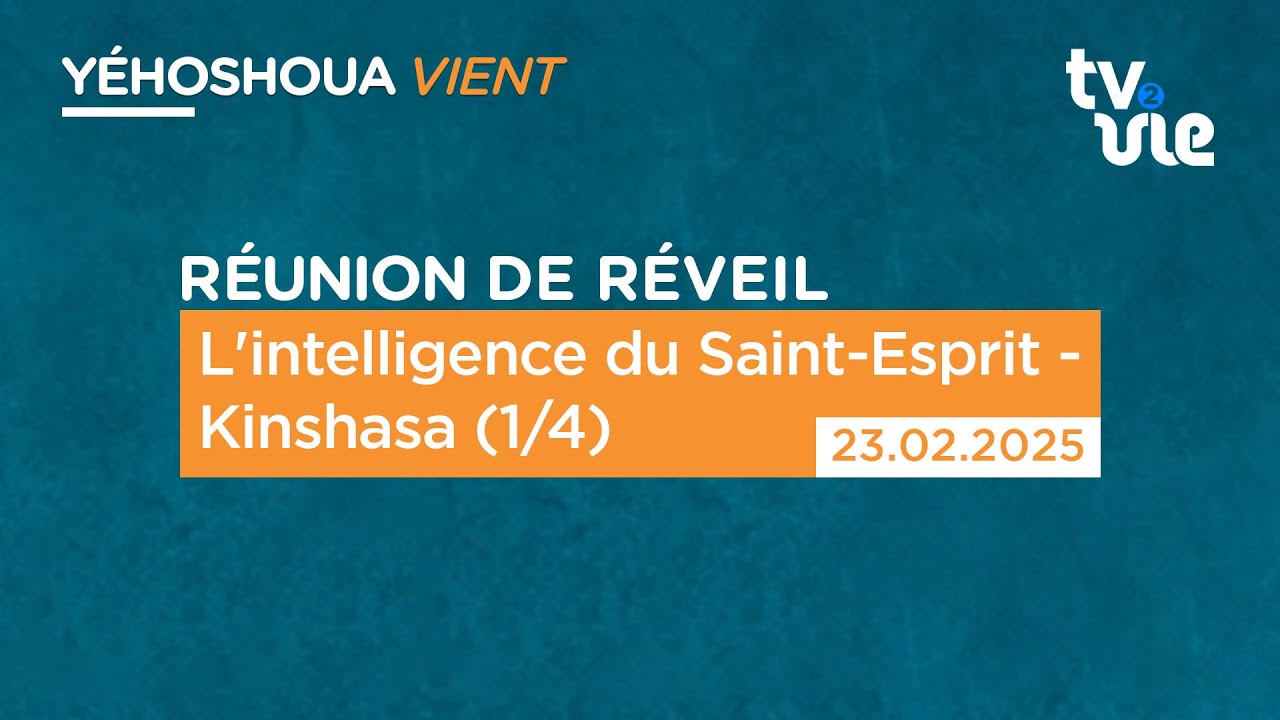 Thumbnail of video: L'intelligence du Saint-Esprit - Kinshasa (1/4)