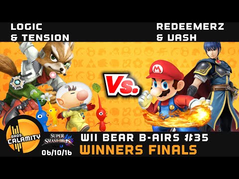 WBB #35 | Logic & Tension vs RedeemerZ & Vash - Winners Finals - Smash Wii U