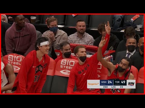 Pascal Siakam Deep 3-Pointer | Raptors vs Wizards | Dec 5, 2021 | 21-22 Season