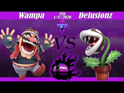 CCG Smash Ultimate 1/8/2020 - Wampa (Wario) vs Delusionz (Piranha Plant)